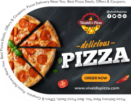 2 Large Vivaldis Pizza's
