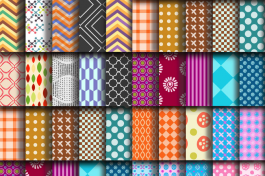 100 Repeating Vector Patterns